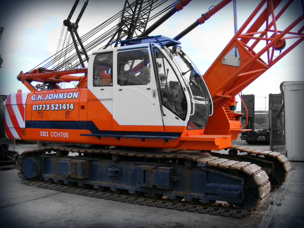 70 Tonne Capacity Crawler Cranes for Hire G.H. Johnson
